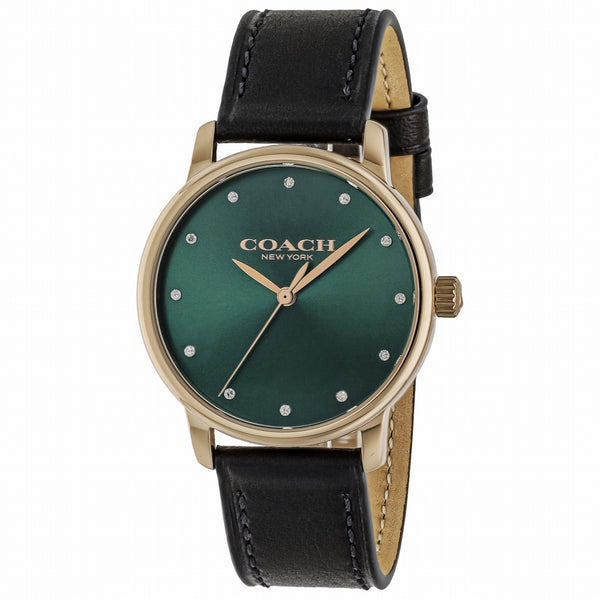 コーチ COACH  GRAND 14503972 腕時計 レディース グリーン クオーツ アナログ 並行輸入品